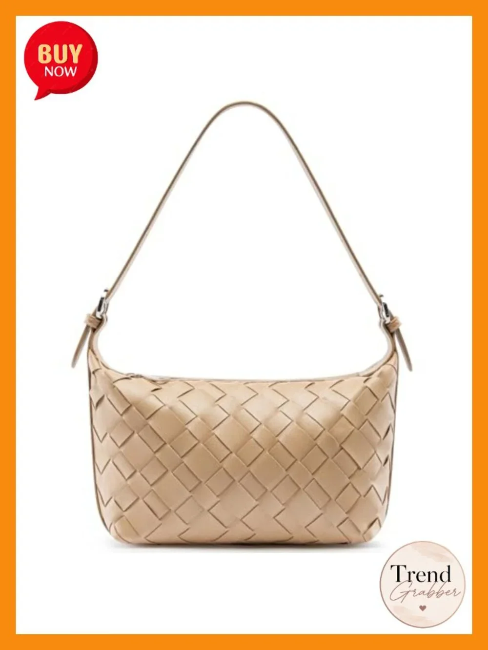 Woven Faux Leather Hobo Bag for Women Shoulder Crossbody Purse